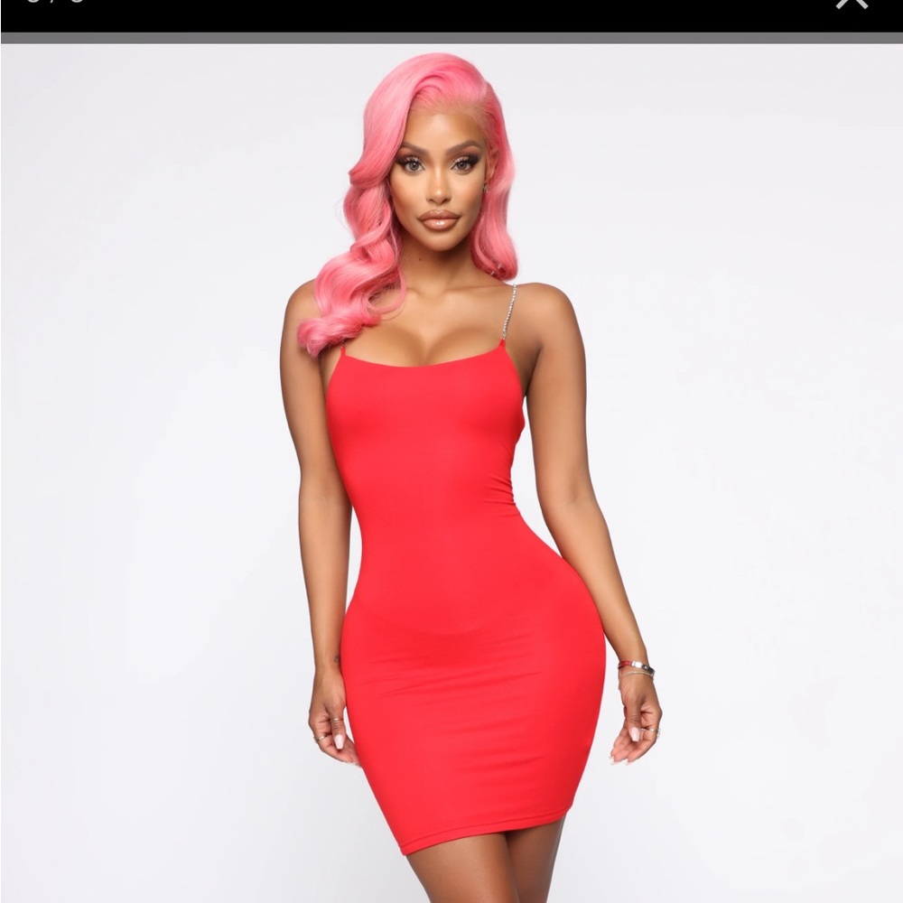 FASHION NOVA Red Mini Dress